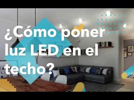 Cómo instalar luces LED en el hogar