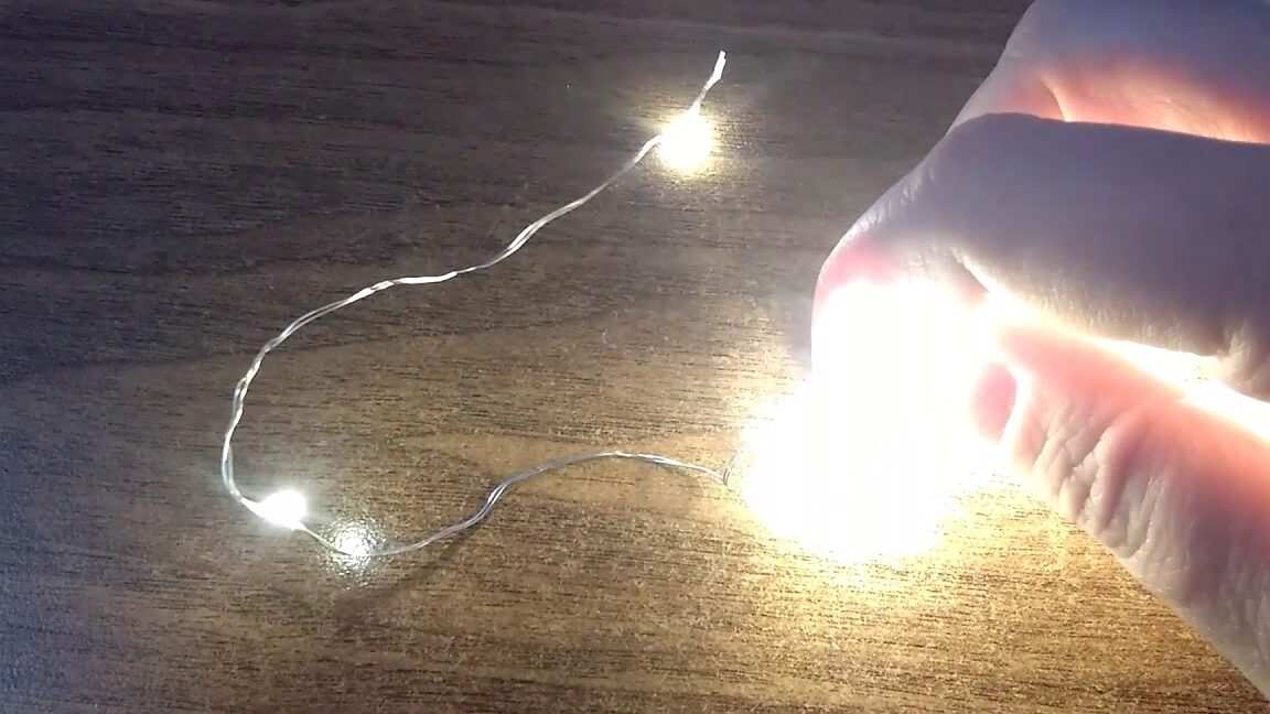 Cómo arreglar luces LED con alambre
