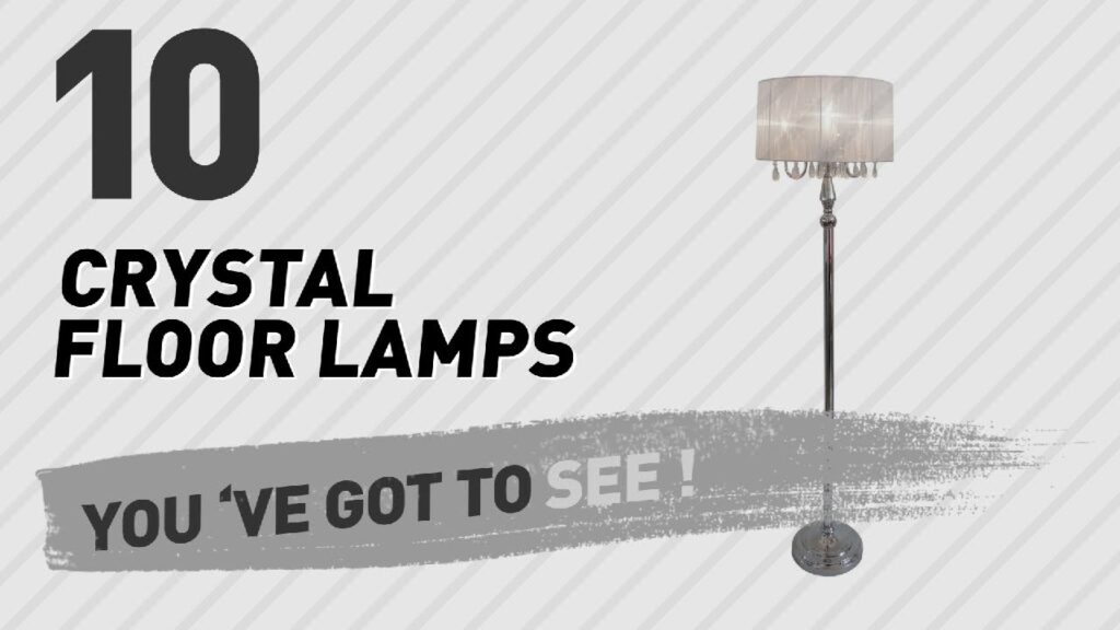 Lampara De Pie Con Esferas De Cristal "STAND"- 4 X G9