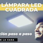 Renueva tu hogar con una moderna luz led cuadrada para techo