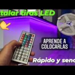 Instala tiras LED fácilmente en tu hogar: guía práctica