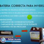 Mejora la vida útil de tu inversor de corriente con la mejor batería