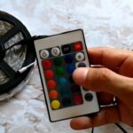 Caja de luces LED con control remoto