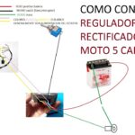 Diagrama fácil de regulador de voltaje de moto con 5 cables