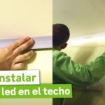 Instala fácilmente tiras LED para iluminar tu techo