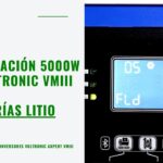 Configuración del inversor Voltronic Axpert 5000W 48V: Guía paso a paso