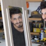 Mejora tu rutina diaria con el espejo de pie con luz LED