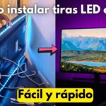 Mejora tu experiencia visual con luces LED detrás de la tele
