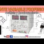 Cómo construir una fuente de alimentación regulable de 0 a 30V con pasos fáciles